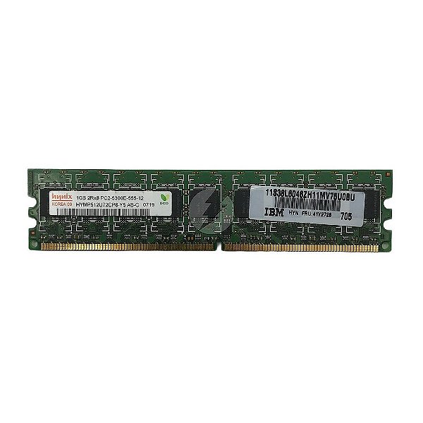 Memória RAM SK hynix HYMP512U72CP8-Y5 38L6046 41Y2728 417439-051: DDR2, 1GB, 2Rx8, 667, UDIMM