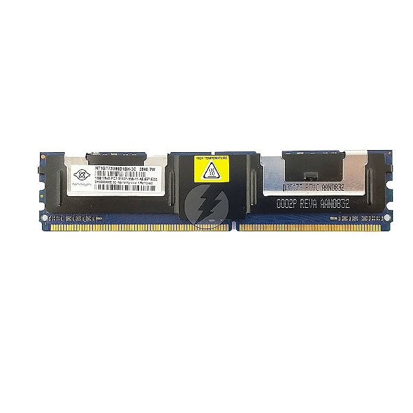 Memória RAM Nanya NT1GT72U89D1BN-3C: DDR2, 1GB, 1Rx8, 667F, FBDIMM