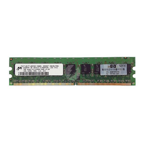 Memória RAM Micron MT18HTF12872AY-800D1 445166-051: DDR2, 1GB, 2Rx8, 800E, ECC UDIMM