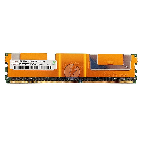 Memória RAM SK hynix HYMP512F72CP8E4-Y5: DDR2, 1GB, 2Rx8, 667F, FBDIMM