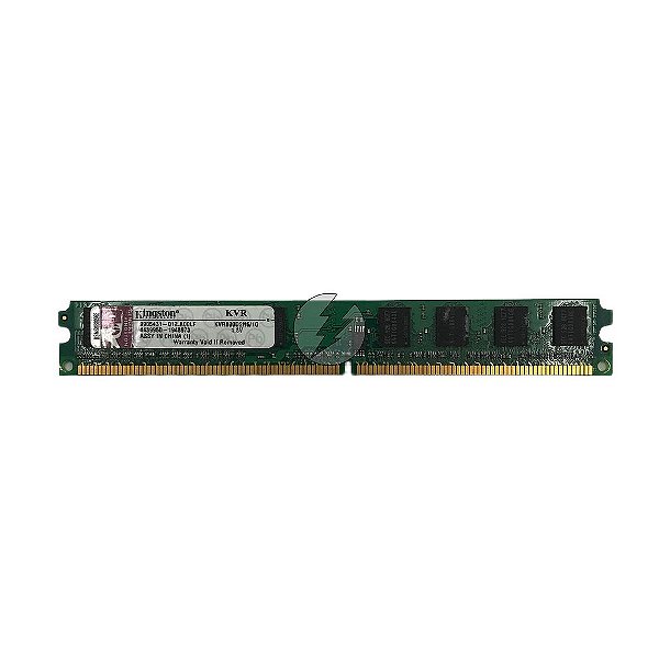 Memória RAM Kingston KVR800D2N6/1G Chip Samsung: DDR2, 1GB, 800, UDIMM, VLP