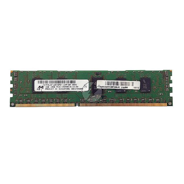 Memória RAM Micron MT9JSF12872PZ-1G4F1 42X5044: DDR3, 1GB, 1Rx8, 1333R, RDIMM