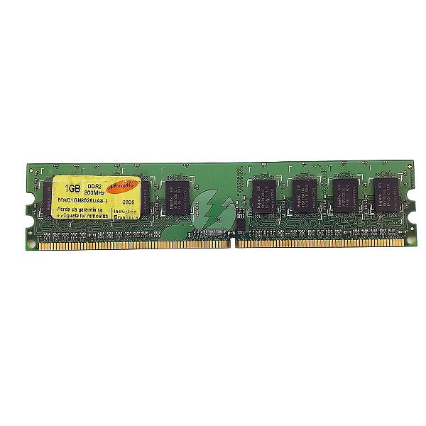 Memória RAM MemoWise MW01GN8026UA8-1: DDR2, 1GB, Rx, 800, UDIMM