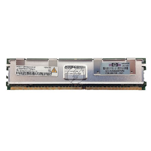 Memória RAM Qimonda HYS72T128420EFA-3S-B2 398706-051: DDR2, 1GB, 2Rx8, 667F, FBDIMM