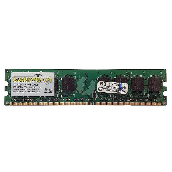 Memória RAM MarkVision 3-10030901: DDR2, 1GB, Rx, 667U, UDIMM