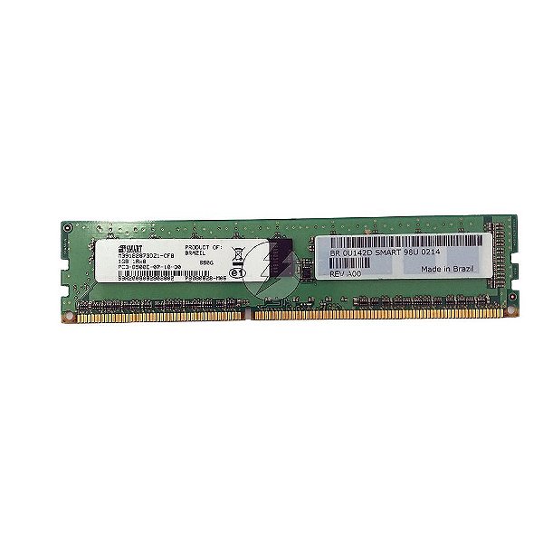 Memória RAM Smart M391B2873DZ1-CF8 650G: DDR3, 1GB, 1Rx8, 1066E, ECC UDIMM