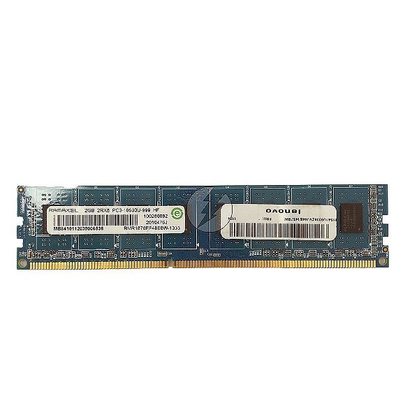 Memória RAM Ramaxel RMR1870EF48E8W-1333 41U6080 46R3323: DDR2, 1GB, 2Rx16, 667S, SODIMM