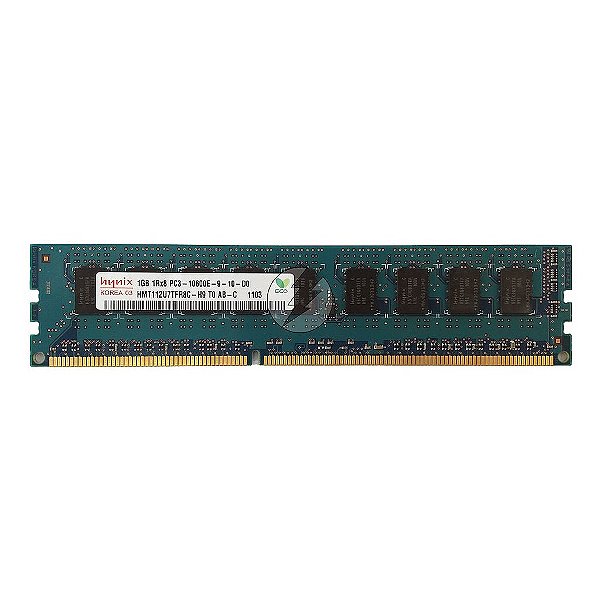 Memória RAM Hynix HMT112U7TFR8C-H9: DDR3, 1GB, 1Rx8, 1333E, ECC UDIMM