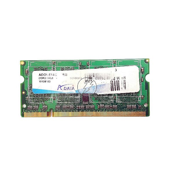 Memória RAM Adata ADOVE1A0834EG RMT-990084: DDR2, 1GB, Rx, 800, SODIMM