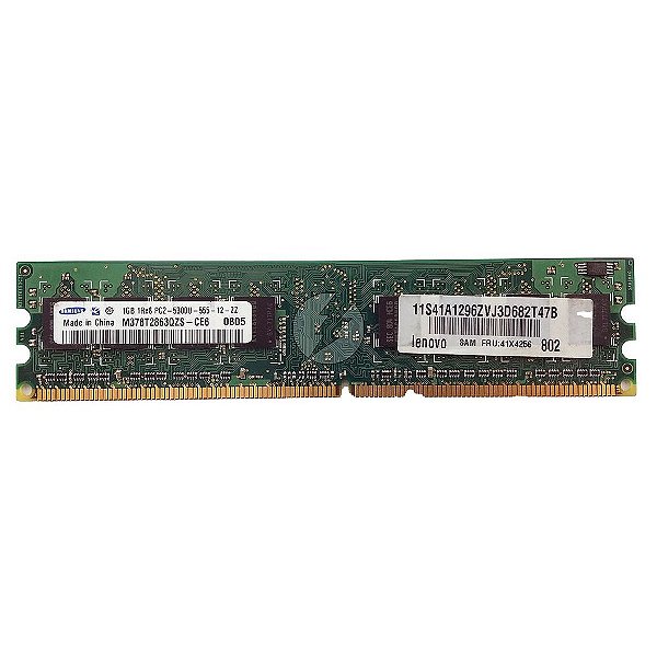 Memória RAM Samsung M378T2863QZS-CE6 377726-888: DDR2, 1GB, 1Rx8, 667U, UDIMM
