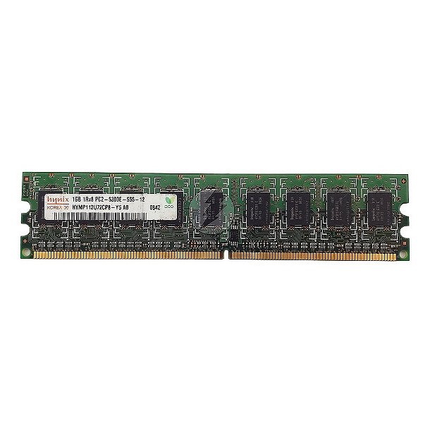 Memória RAM Hynix HYMP112U72CP8-Y5: DDR2, 1GB, 1Rx8, 667E, ECC UDIMM