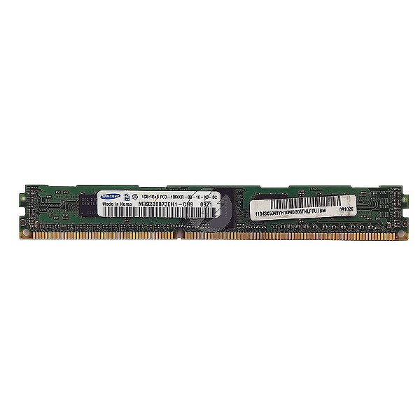 Memória RAM Samsung M392B2873EH1-CH9: DDR3, 1GB, 1Rx8, 1333R, RDIMM, VLP