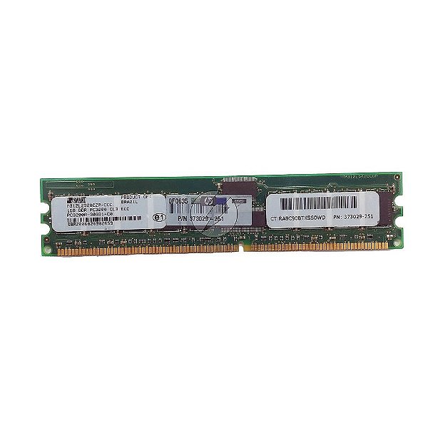 Memória RAM Smart M312L2920CZP-CCC 373029-251: DDR1, 1GB, Rx, 333R, RDIMM