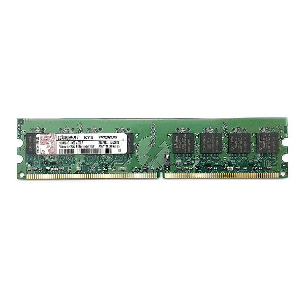 Memória RAM Kingston KVR800D2N5/1G Chip Kingston: DDR2, 1GB, Rx, 800, UDIMM