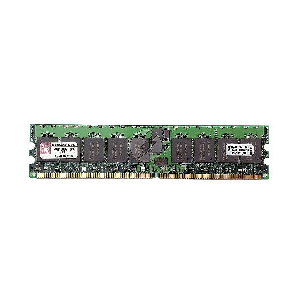 Memória RAM Kingston KVR400D2R3/1G Chip Elpida: DDR2, 1GB, 1Rx4, 400, UDIMM