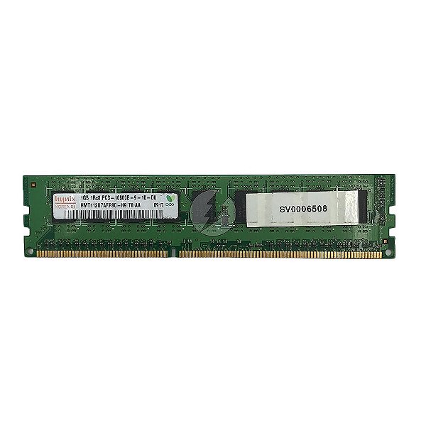 Memória RAM Hynix HMT112U7AFP8C-H9: DDR3, 1GB, 1Rx8, 1333E, ECC UDIMM