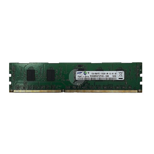 Memória RAM Samsung M393B2873FH0-CH9: DDR3, 1GB, 1Rx8, 1333R, RDIMM