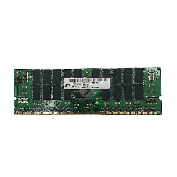 Memória RAM Micron MT36LSDF64144G-75D5: DDR1, 1GB, Rx , 100MHz, RDIMM