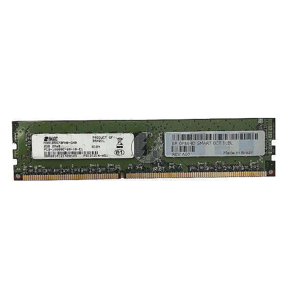 Memória RAM SMART M391B5673FH0-CH9 810H 500209-961 43X5291 44T1573: DDR3, 2GB, 2Rx8, 1333MHz, 10600E, ECC UDIMM