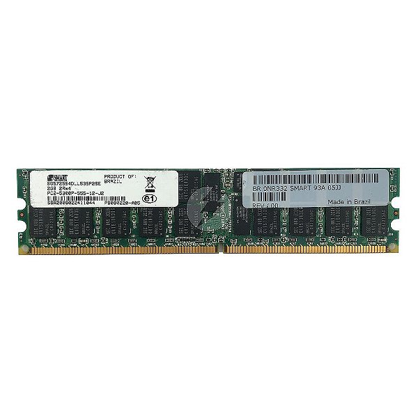 Memória RAM SMART: DDR2, 2GB, 2Rx4, 667, ECC UDIMM