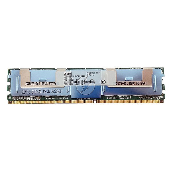 Memória RAM SMART SG5SD42N2G1ABNCSCD 0MW087: DDR2, 2GB, 2Rx4, 533F, FBDIMM