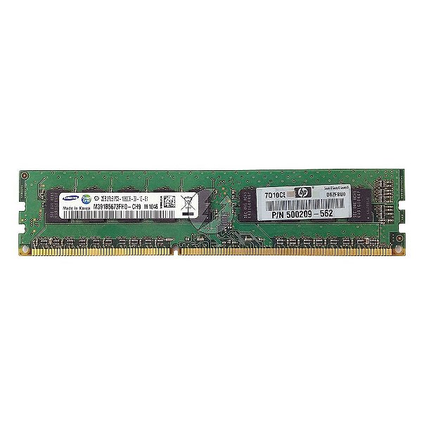 Memória RAM Samsung M391B5673FH0-CH9 500209-562: DDR3, 2GB, 2Rx8, 1333E, ECC UDIMM