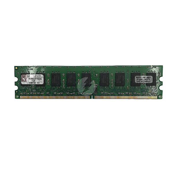 Memória RAM Kingston KVR667D2E5/2G Chip hynix: DDR2, 2GB, Rx, 667, ECC UDIMM