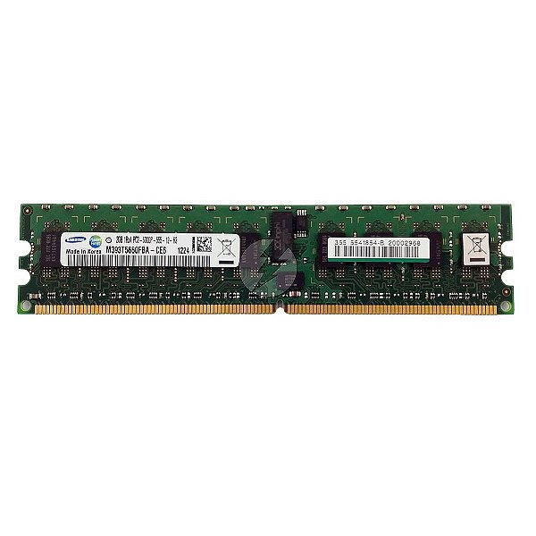 Memória RAM Samsung M393T5660FBA-CE6: DDR2, 2GB, 1Rx4, 667P, RDIMM