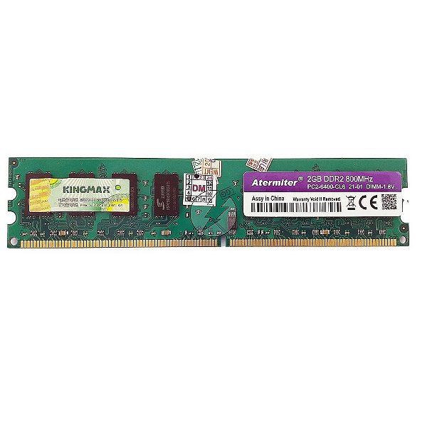 Memória RAM Atermiter Chip Promos: DDR2, 2GB, Rx, 800, UDIMM