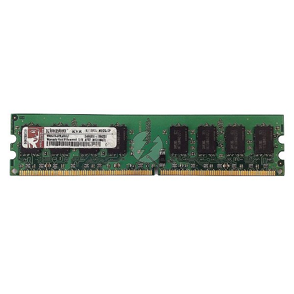 Memória RAM Kingston KVR667D2N5/2G-SP Chip Samsung: DDR2, 2GB, Rx, 667, UDIMM