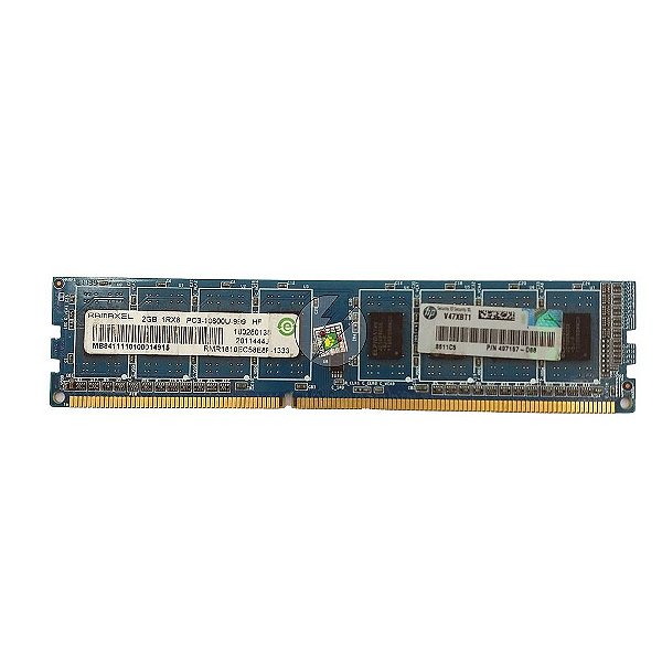 Memória RAM Ramaxel RMR1810EC58E8F-1333 497157-D88: DDR3, 2GB, 1Rx8, 1333U, SODIMM