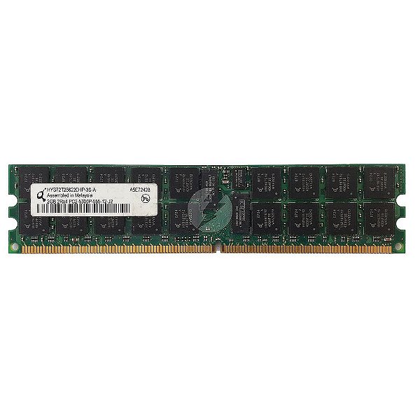 Memória RAM Qimonda HYS72T256220HP-3S-A B 405476-051: DDR2, 2GB, 2Rx4, 667P, RDIMM