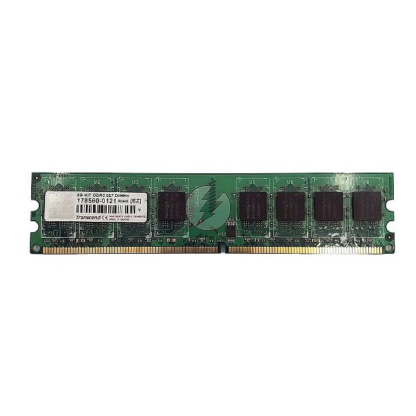 Memória RAM Transcend 178560-0121: DDR2, 2GB, Rx, 667, UDIMM