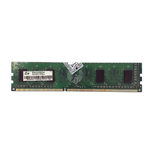Memória RAM Ekotech Chip Corsair: DDR3, 2GB, Rx, 1333, UDIMM