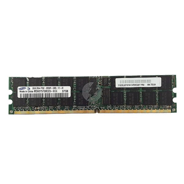 Memória RAM Samsung M393T5750CZ3-CCC 345114-251: DDR2, 2GB, 2Rx4, 333R, RDIMM