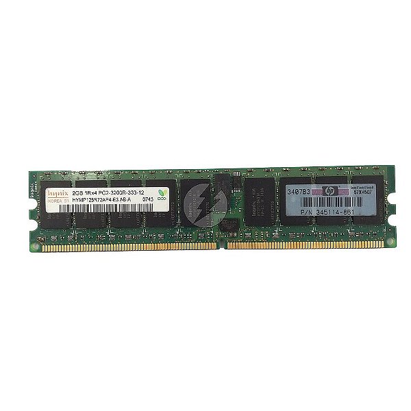 Memória RAM Hynix HYMP125R72AP4-E3 345114-861: DDR2, 2GB, 1Rx4, 333R, RDIMM