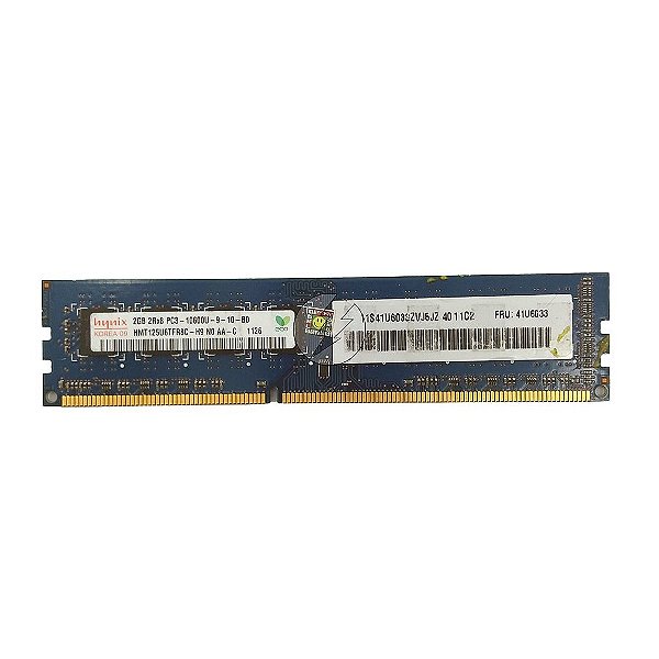 Memória RAM Hynix HMT125U6TFR8C-H9 41U6033: DDR3, 2GB, 2Rx8, 1333U, UDIMM