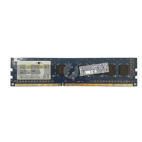 Memória RAM MarkVision BMD32048M1333C9-1308: DDR3, 2GB, Rx, 1333, UDIMM