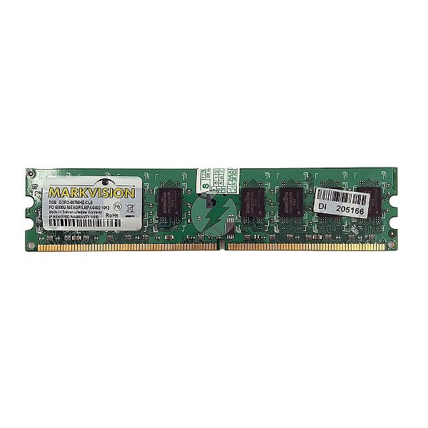 Memória RAM MarkVision: DDR2, 2GB, Rx, 667, UDIMM