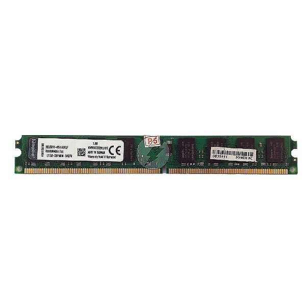 Memória RAM Kingston KVR800D2N5/2G Chip hynix: DDR2, 2GB, 800, UDIMM, VLP