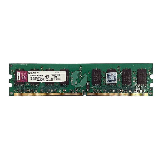 Memória RAM Kingston KVR667D2N5/2G-SP Chip Hynix: DDR2, 2GB, Rx, 667, UDIMM