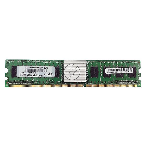 Memória RAM IBM 15R7439: DDR2, 2GB, Rx, 667, UDIMM