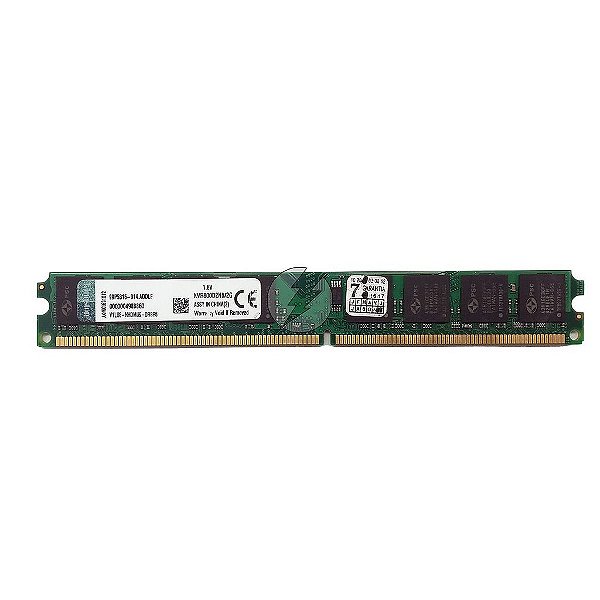 Memória RAM Kingston KVR800D2N6/2G Chip PSC: DDR2, 2GB, 800, 2Rx8, UDIMM, VLP