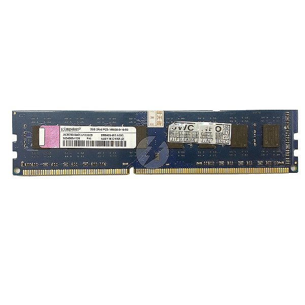 Memória RAM Kingston ACR256X64D3U1333C9: DDR3, 2GB, 2Rx8, 1333U, UDIMM