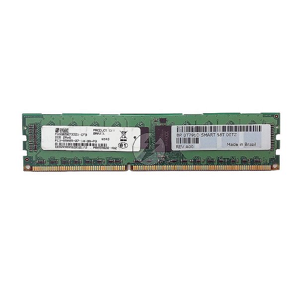 Memória RAM Smart M393B5673DZ1-CF8 654G: DDR3, 2GB, 2Rx8, 1066R, RDIMM