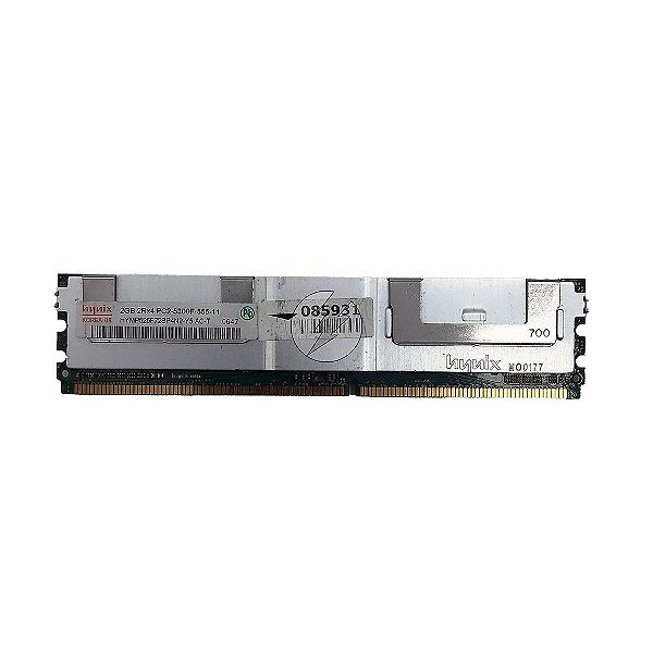 Memória RAM Hynix HYMP525F72BP4N2-Y5: DDR2, 2GB, 2Rx4, 667F, FBDIMM