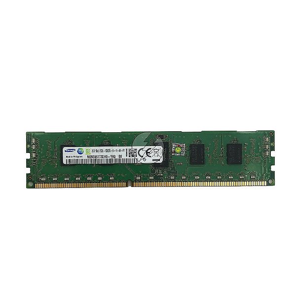 Memória RAM Samsung M393B5773DH0-YK0: DDR3L, 2GB, 1Rx8, 1600R, RDIMM