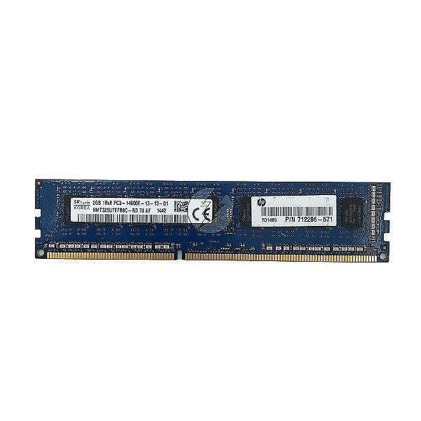 Memória RAM SK Hynix HMT325U7EFR8C-RD 712286-571: DDR3, 2GB, 1Rx8, 1866E, ECC UDIMM