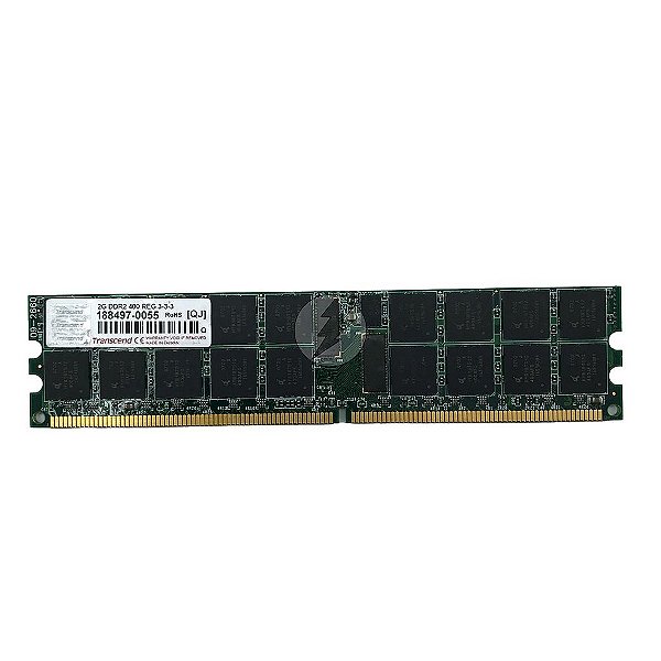 Memória RAM Transcend 188497-0057 0055: DDR2, 2GB, Rx, 400, UDIMM