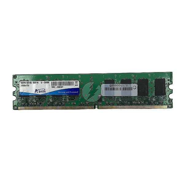 Memória RAM Adata 10094729: DDR2, 2GB, Rx, 667, UDIMM